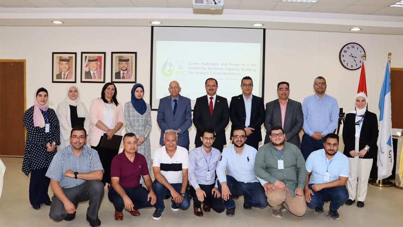 THE SMART GRID LAB AT GERMAN JORDANIAN UNIVERSITY LAUNCHED TRAINING COURSES IN GREEN HYDROGEN TECHNOLOGY