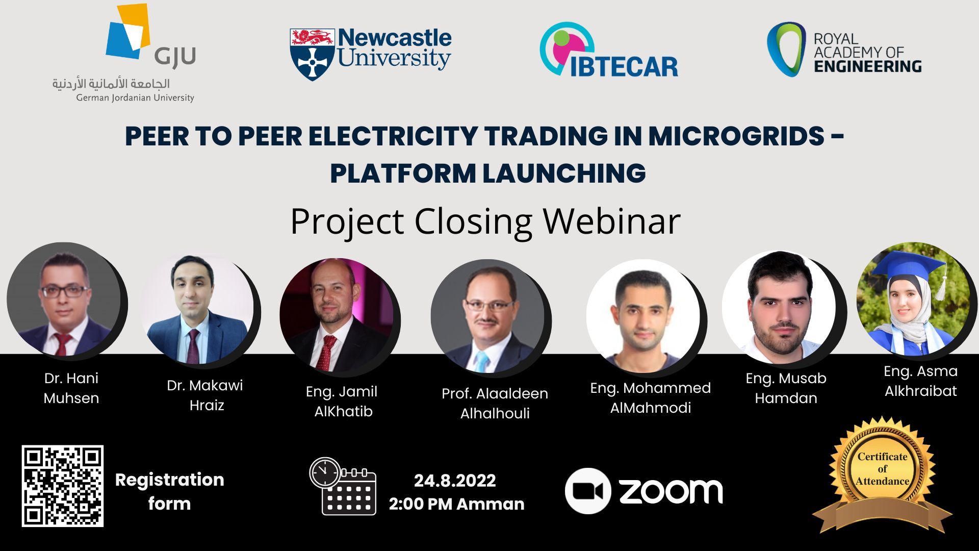 Platform Launching of Electricity Trading in Jordan - [Online Webinar]